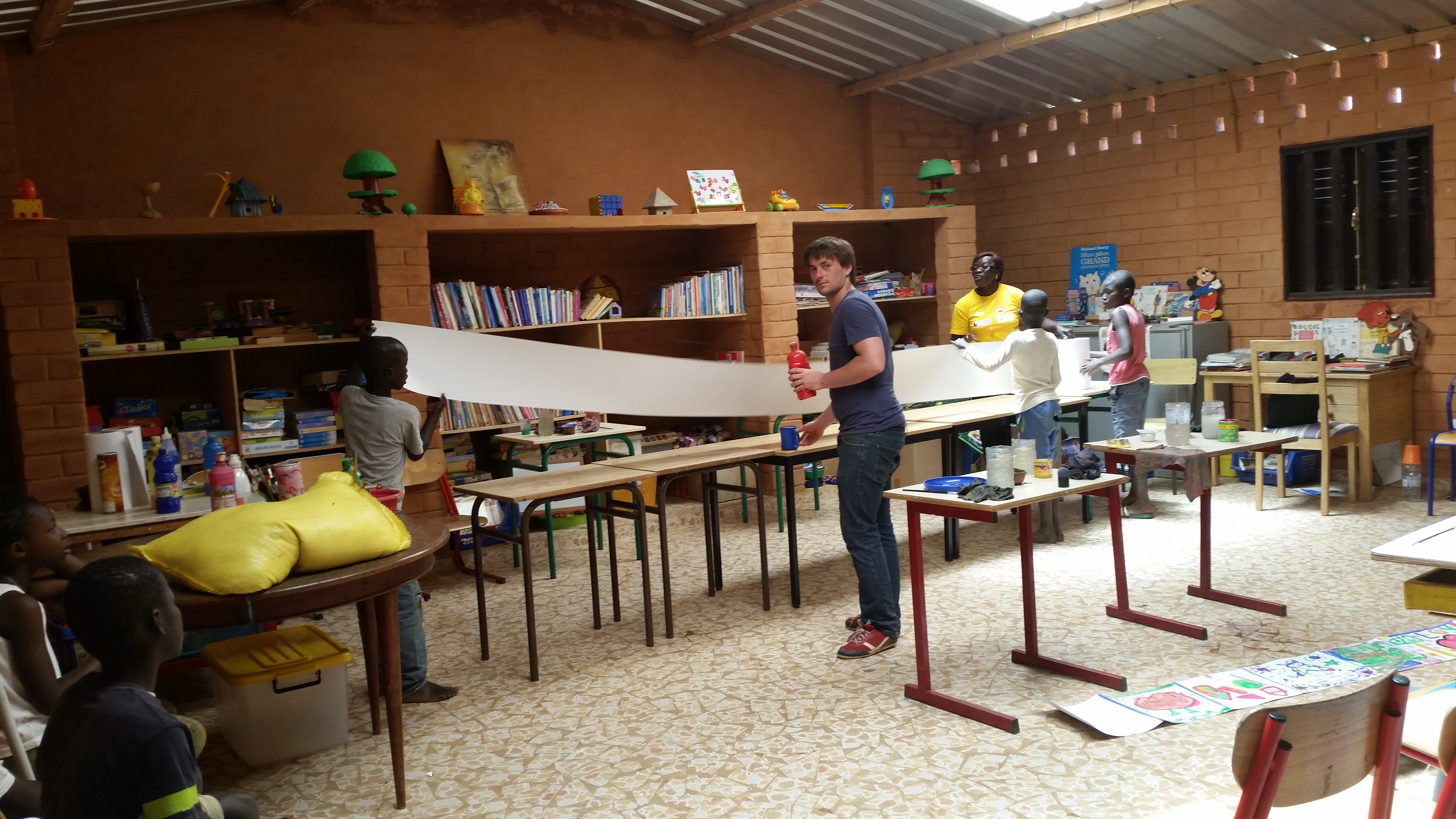 classe atelier avec enfants